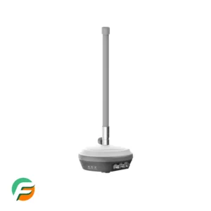 wireless base station device with vertical antenna and connection ports