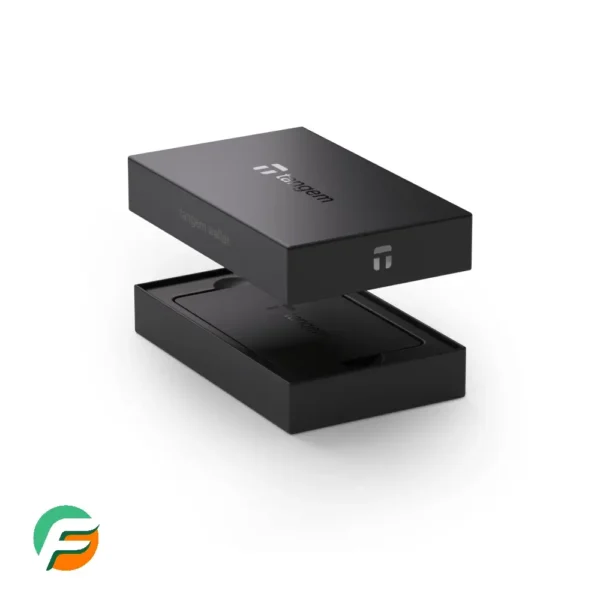 Tangem hardware wallet in open product box